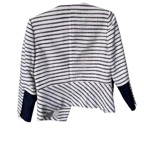 BY MALENE BIRGER New Looks Etioloa Blazer in Cream/Black/Navy 36 - Picture 4 of 9